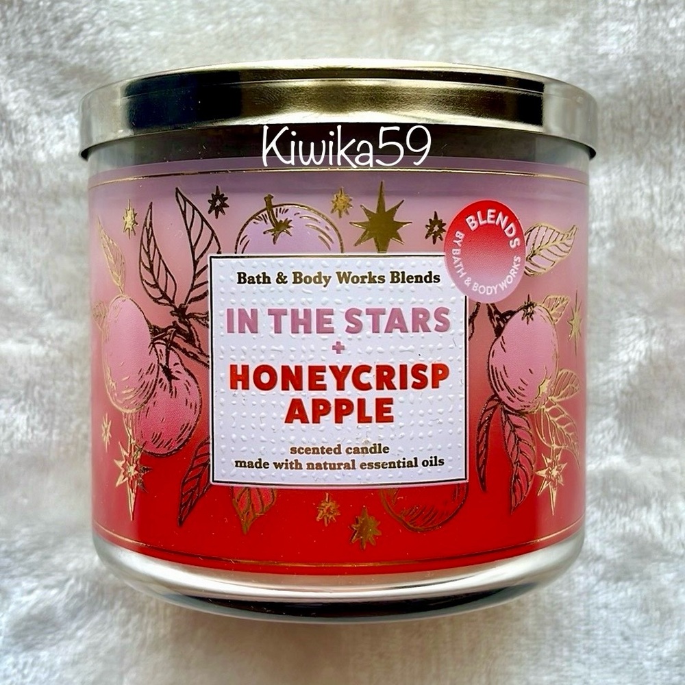 Bath & Body Works In The Stars & Honeycrisp Apple Candle
